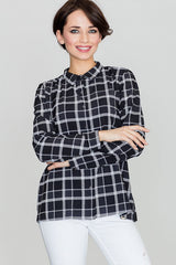 Long sleeve shirt K421 – Lenitif, Pattern 46 Black – Shirt