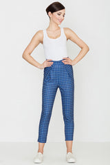 Women's Trousers K420 – Lenitif, Pattern 48 Blue – Pants – image 2