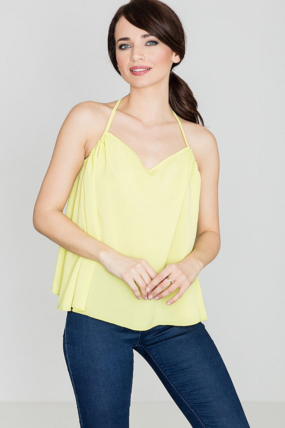 Blouse K392 – Lenitif, Lime – Blouse – image 2