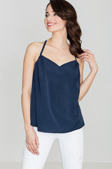 Blouse K392 – Lenitif, Navy – Blouse – image 3