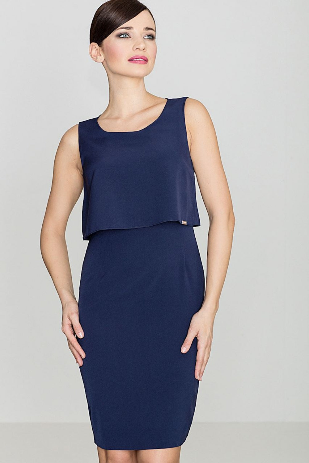 Cocktail dress K388 – Lenitif, Navy – Cocktail Dress