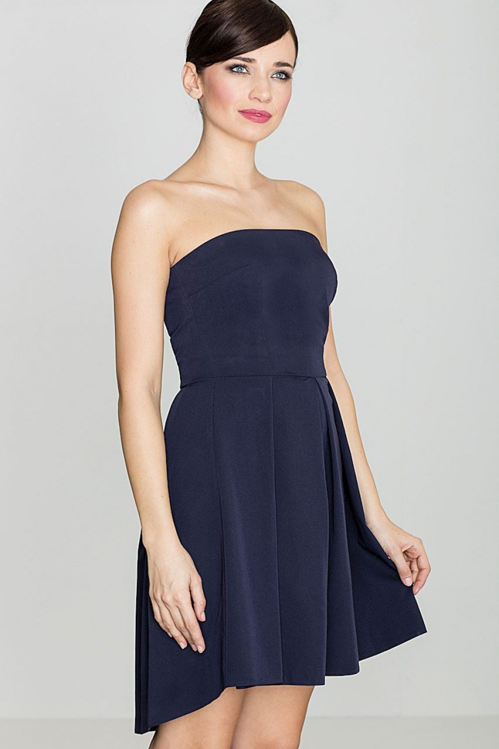 Cocktail dress K368 – Lenitif, Navy – Cocktail Dress – image 4