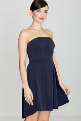 Cocktail dress K368 – Lenitif, Navy – Cocktail Dress – image 4