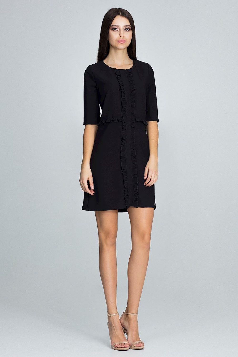 Cocktail dress M618 – Figl, Black – Cocktail Dress
