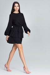 Day Dress M601 – Figl, Black – Day Dress