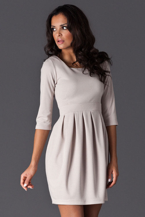 Day Dress 122 – Figl, Beige – Day Dress