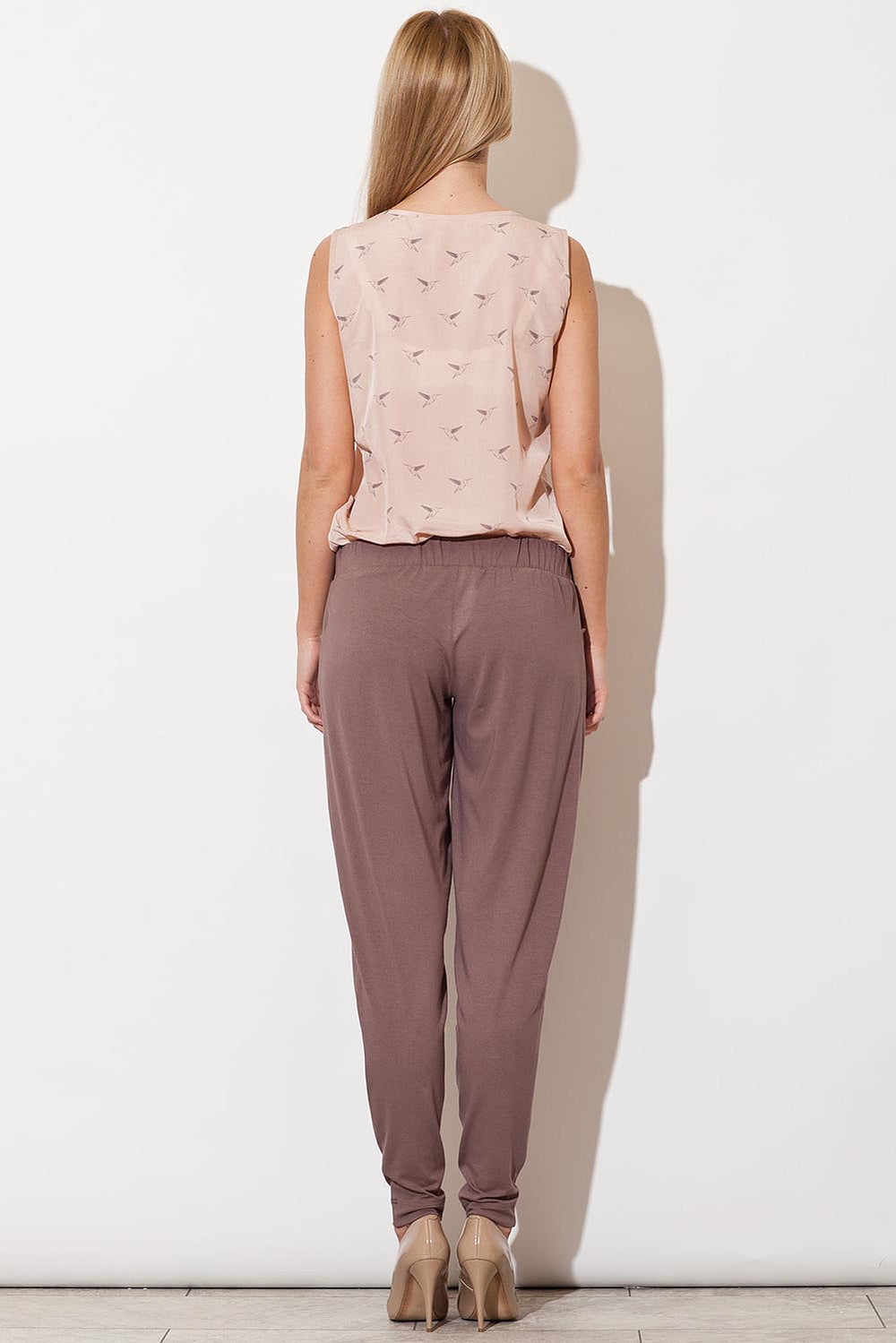 Women's Trousers 280 – Figl, Brown – Pants – image 3