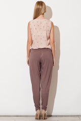 Women's Trousers 280 – Figl, Brown – Pants – image 3