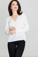 Blouse K385 – Lenitif, Ecru – Blouse – image 4
