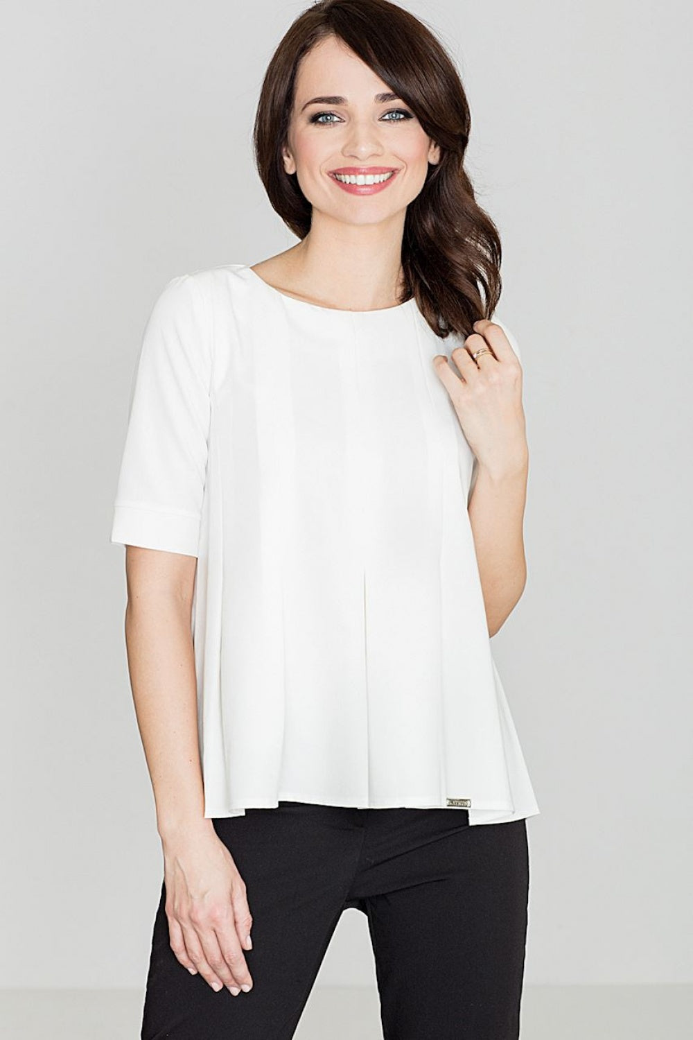 Blouse K370 – Lenitif, Ecru – Blouse – image 5