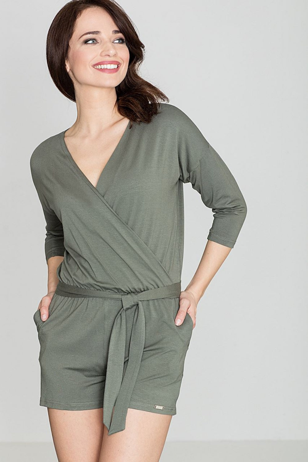 Suit K374 – Lenitif, Olive – Jumpsuit – image 2