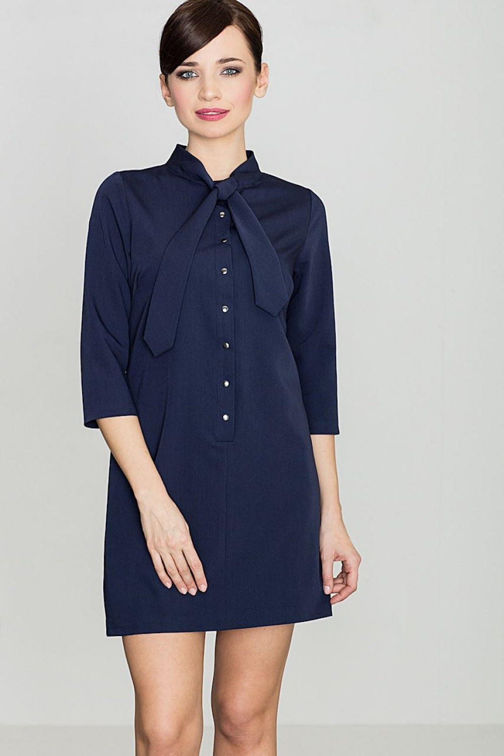 Day Dress K369 – Lenitif, Navy – Day Dress – image 4
