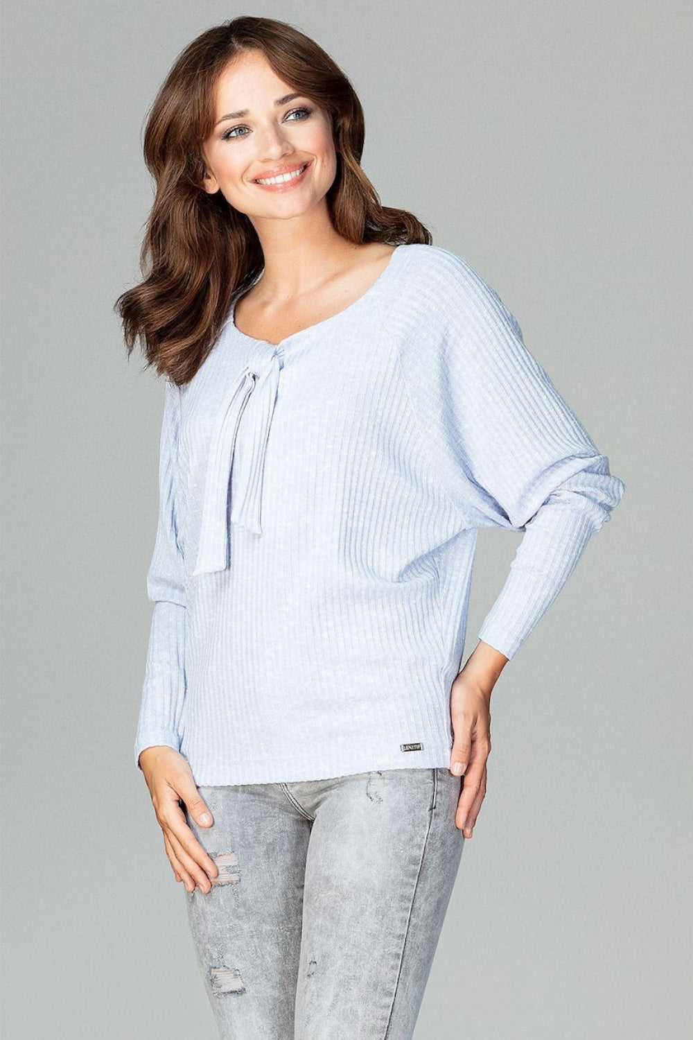 Blouse K468 – Lenitif, Sky Blue – Blouse – image 2