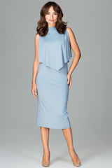 Cocktail dress K480 – Lenitif, Blue – Cocktail Dress – image 4
