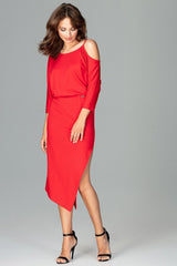 Evening dress K479 – Lenitif, Red – Evening Dress – image 4