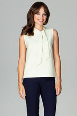 Blouse K481 – Lenitif, Yellow – Blouse – image 2