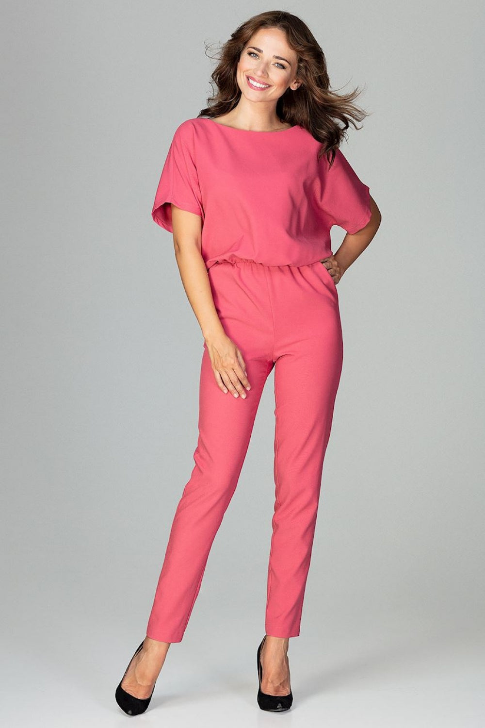 Suit K495 – Lenitif, Coral – Jumpsuit