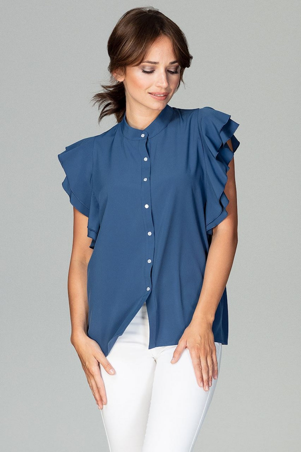 Shirt K482 – Lenitif, Navy – Shirt – image 4