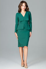 Cocktail dress K491 – Lenitif, Green – Cocktail Dress – image 3