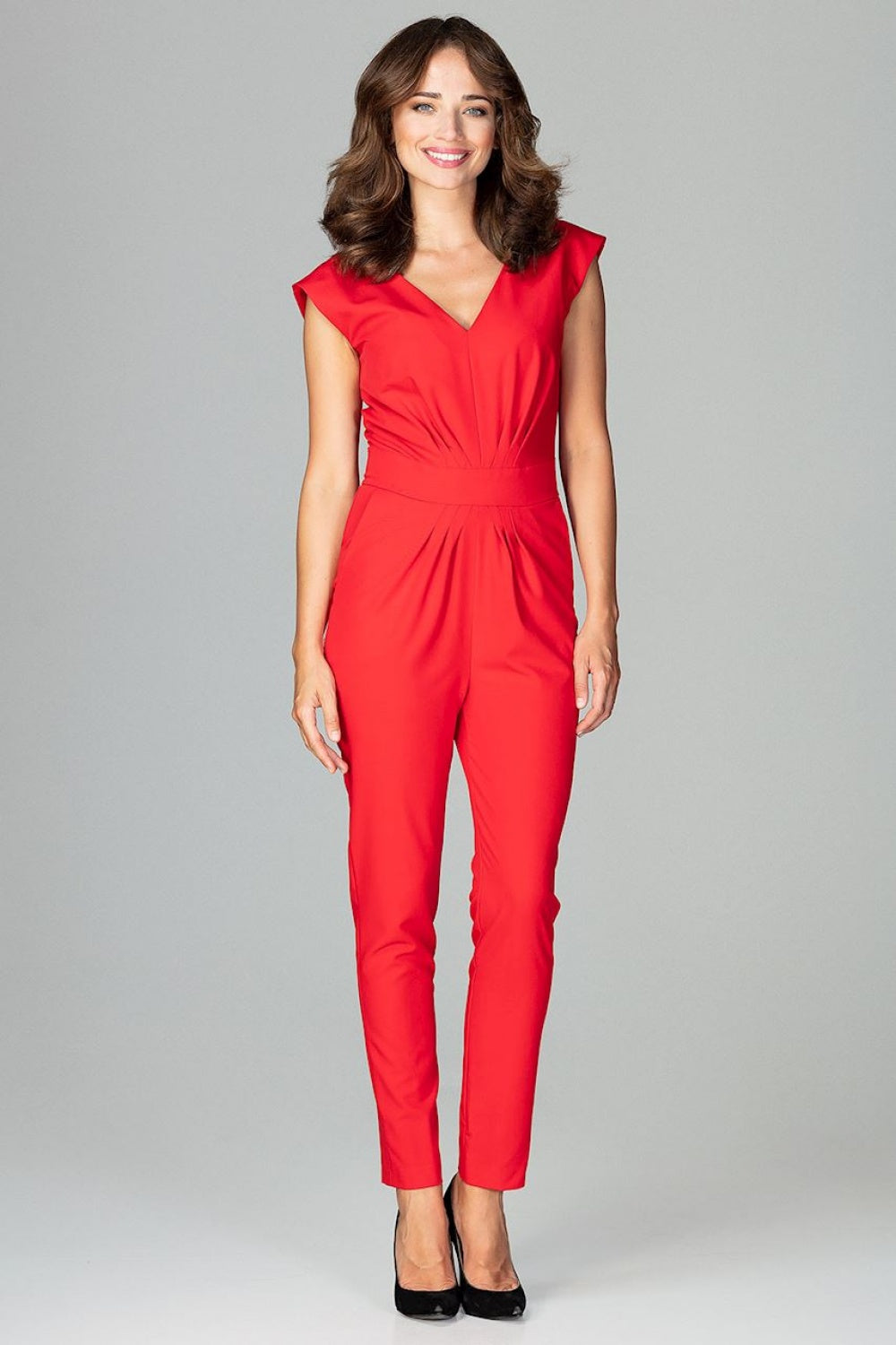 Suit K496 – Lenitif, Red – Jumpsuit