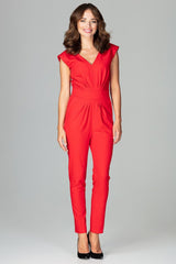 Suit K496 – Lenitif, Red – Jumpsuit