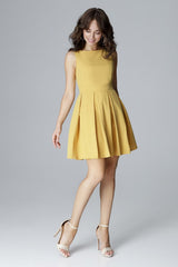 Cocktail dress L006 – Lenitif, Yellow – Cocktail Dress
