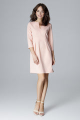 Day Dress L004 – Lenitif, Pink – Day Dress – image 2