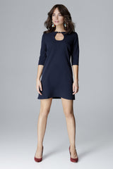 Day Dress L001 – Lenitif, Navy – Day Dress – image 2