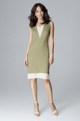 Cocktail dress L016 – Lenitif, Olive – Cocktail Dress