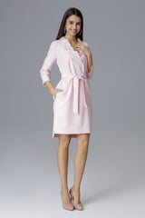Cocktail dress M644 – Figl, Pink – Cocktail Dress
