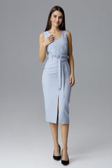 Cocktail dress M633 – Figl, Sky Blue – Cocktail Dress