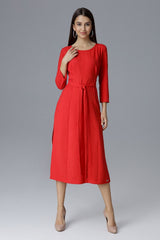 Cocktail dress M631 – Figl, Red – Cocktail Dress