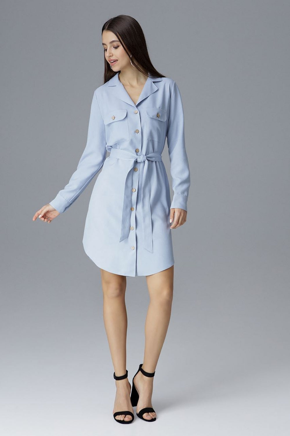 Day Dress M630 – Figl, Sky Blue – Day Dress