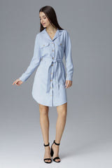 Day Dress M630 – Figl, Sky Blue – Day Dress