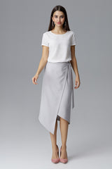 Skirt M629 – Figl, Grey – Skirt – image 2