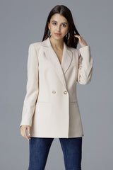 Jacket M642 – Figl, Beige – Jacket – image 2