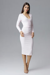 Cocktail dress M637 – Figl, Pink – Cocktail Dress