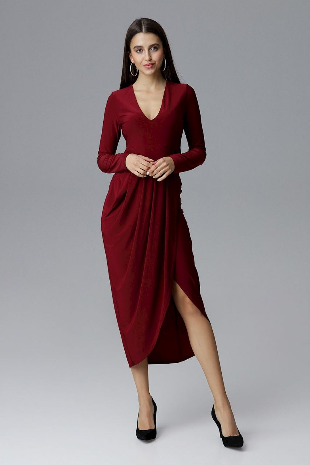 Long dress M636 – Figl – Dress – image 7