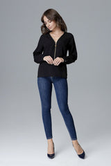 Blouse L023 – Lenitif, Black – Blouse – image 2