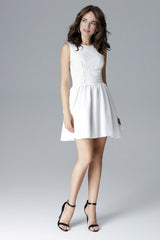 Short dress L024 – Lenitif, Ecru – Dress
