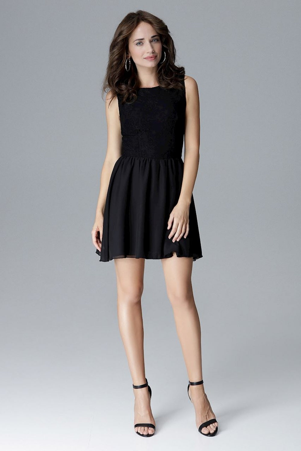 Short dress L024 – Lenitif, Black – Dress – image 2
