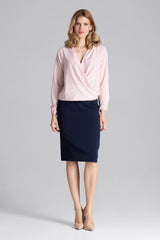 Blouse M659 – Figl, Pink – Blouse – image 3