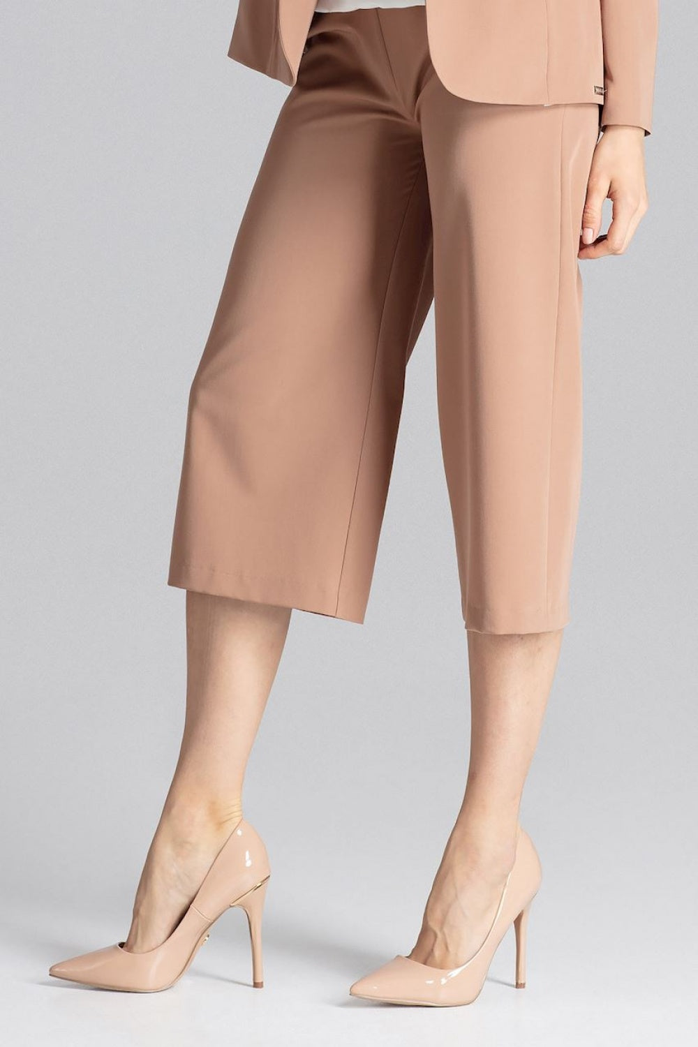 Women's Trousers M655 – Figl, Brown – Pants – image 3