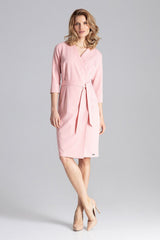 Day Dress M654 – Figl, Pink – Day Dress – image 2