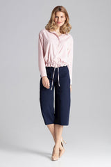 Long sleeve shirt M647 – Figl, Pink – Shirt – image 2