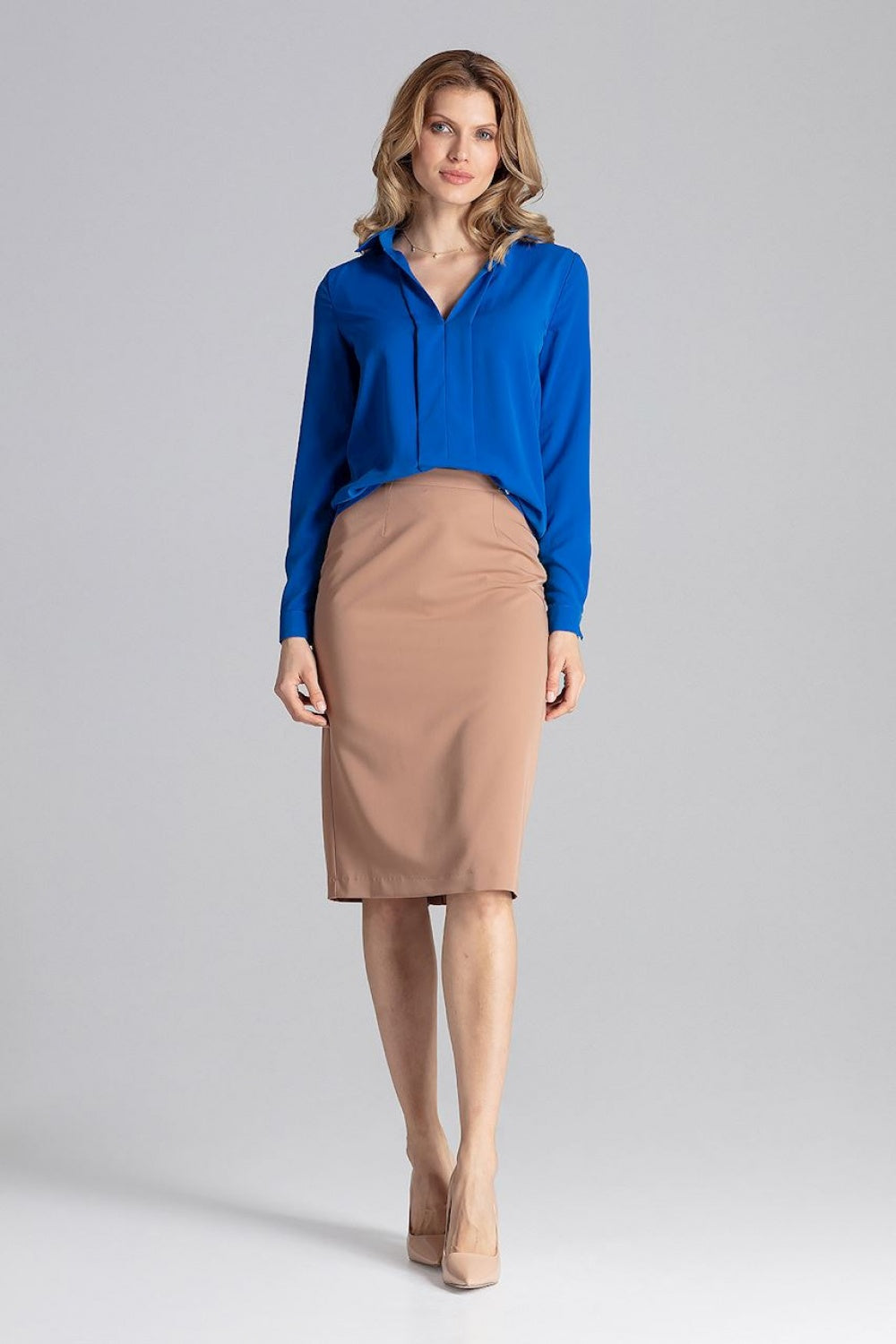 Blouse M621 – Figl, Sapphire Blue – Blouse – image 2