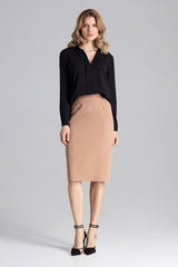 Blouse M621 – Figl, Black – Blouse – image 4