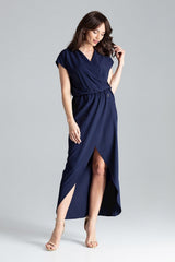 Cocktail dress L033 – Lenitif, Navy – Cocktail Dress – image 2