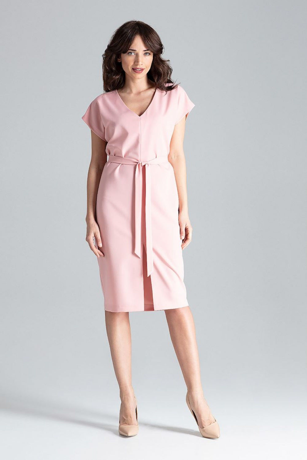 Day Dress L032 – Lenitif, Pink – Day Dress
