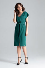 Day Dress L032 – Lenitif, Green – Day Dress – image 2